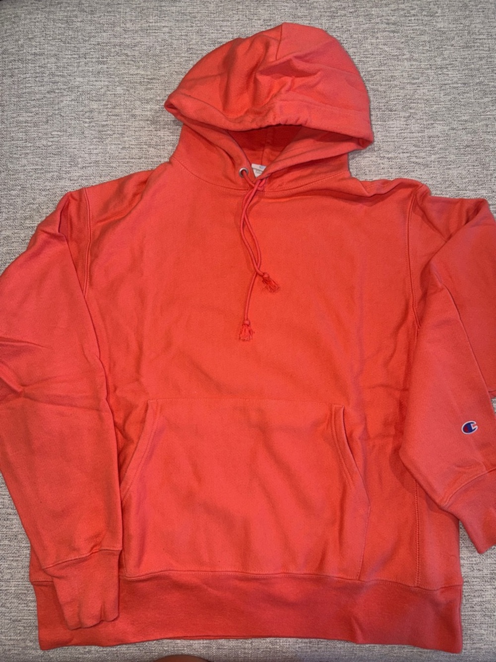 CHAMPION HOODED PULLOVER SWEATSHIRT HOODIE SIZE L